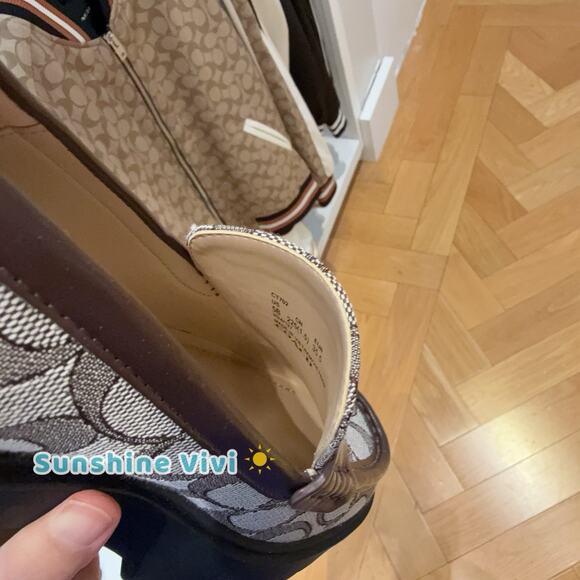 NWT Coach Women's Ruthie In Signature Jacquard Maple CT702 us 5 - Picture 6 of 6